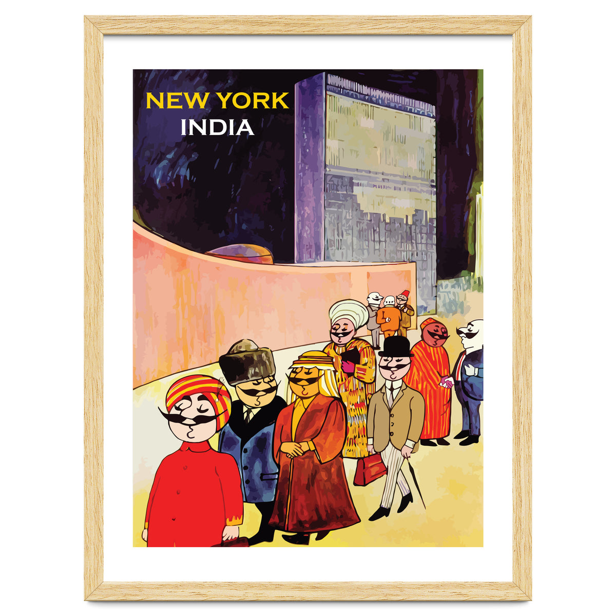 New York - India