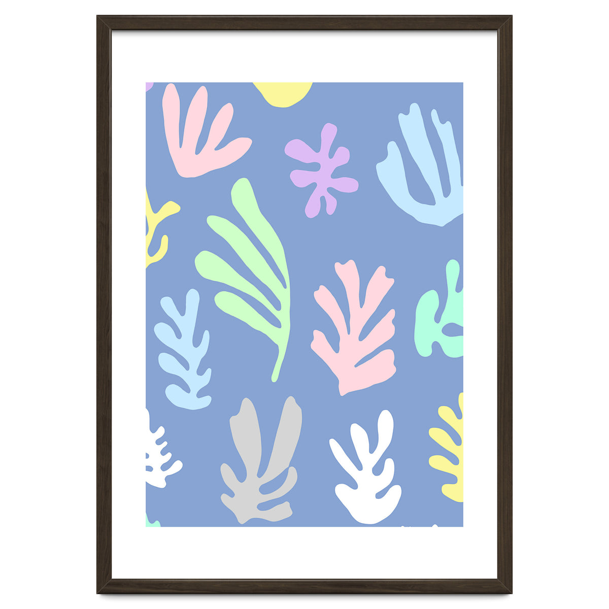 Matisse Colorful Leaves Blue