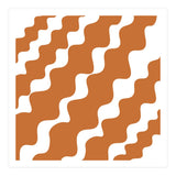 Brown Wavy Pattern (Print Only) thumbnail
