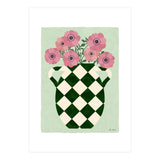 Checkered vase with anemones (Print Only) thumbnail