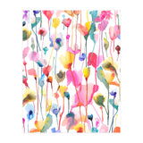 Watercolour Colourful Wild Flowers (Print Only) thumbnail