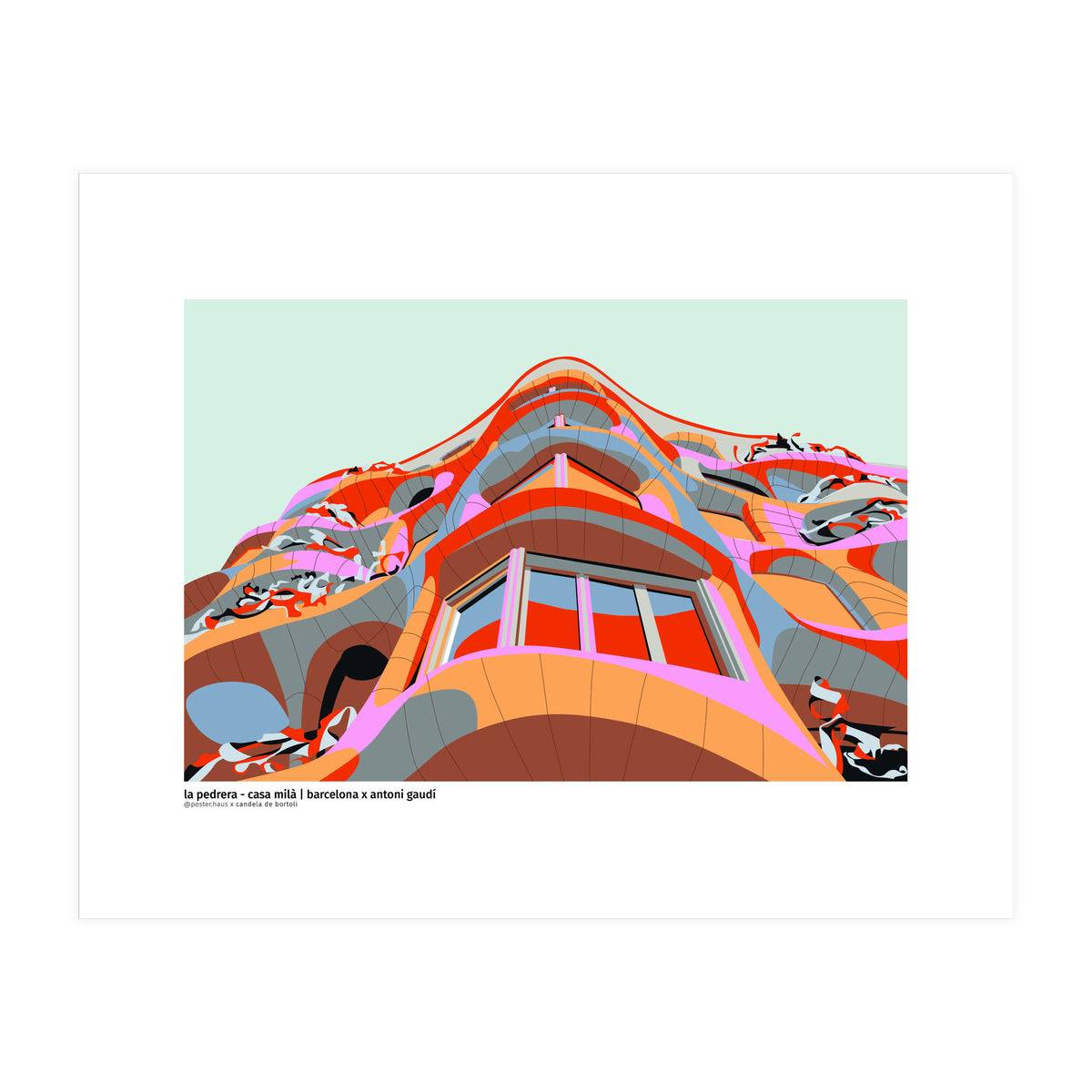 La Pedrera by Antoni Gaudi - Barcelona (Print Only)