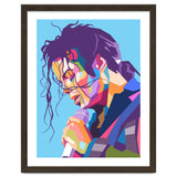 Michael Jackson pop art portrait thumbnail