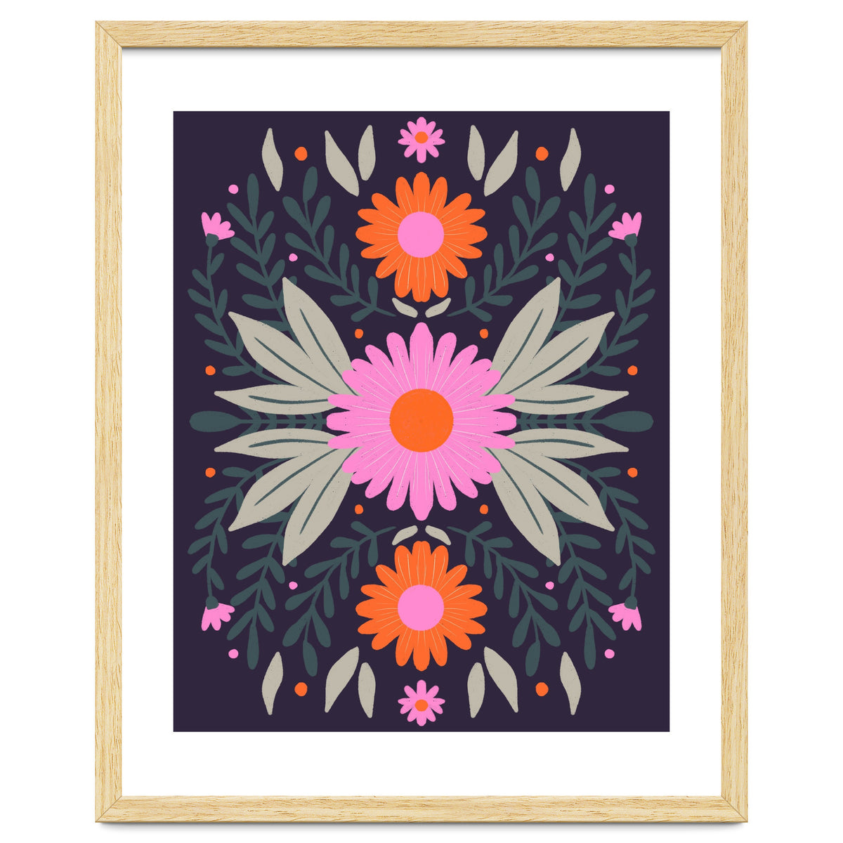 Pink And Orange Flowers