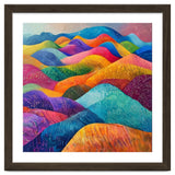 Vibrant Rainbow Rolling Hills Landscape thumbnail