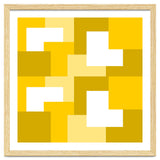 Yellow Abstract Square Tiles Pattern thumbnail