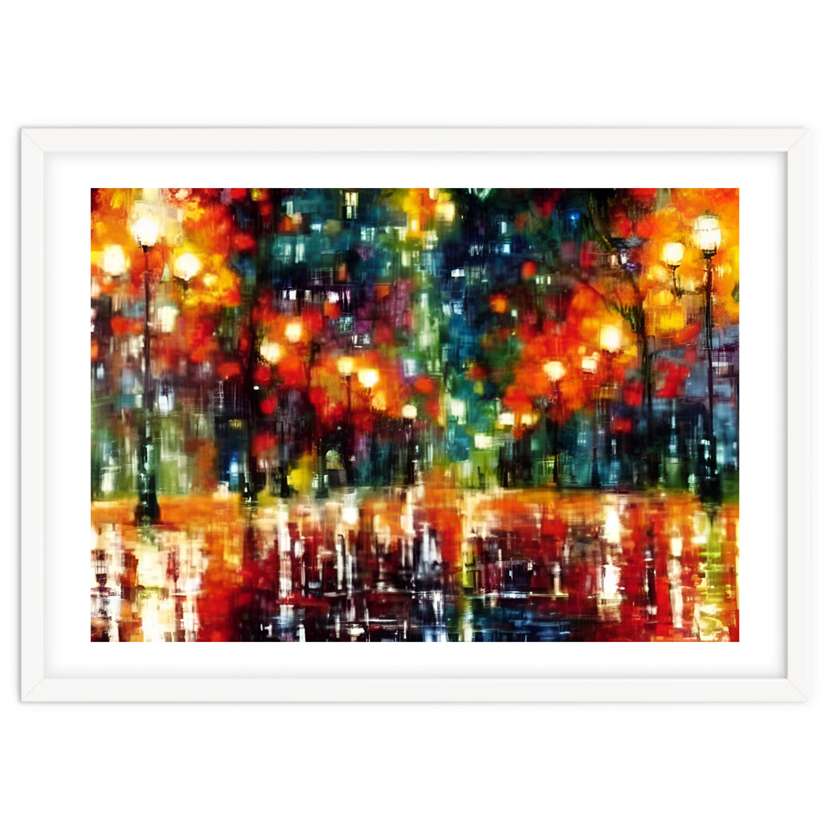 Abstract Contemporary Rainy
