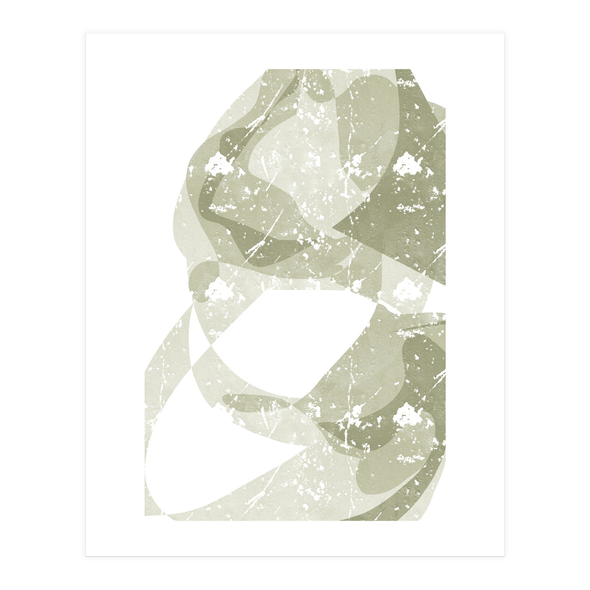 Harmony Sage Abstract (Print Only)