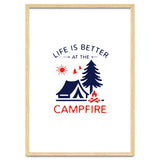 Life Is Better At The Campfire – Funny Camping Quote Gift for Campers thumbnail