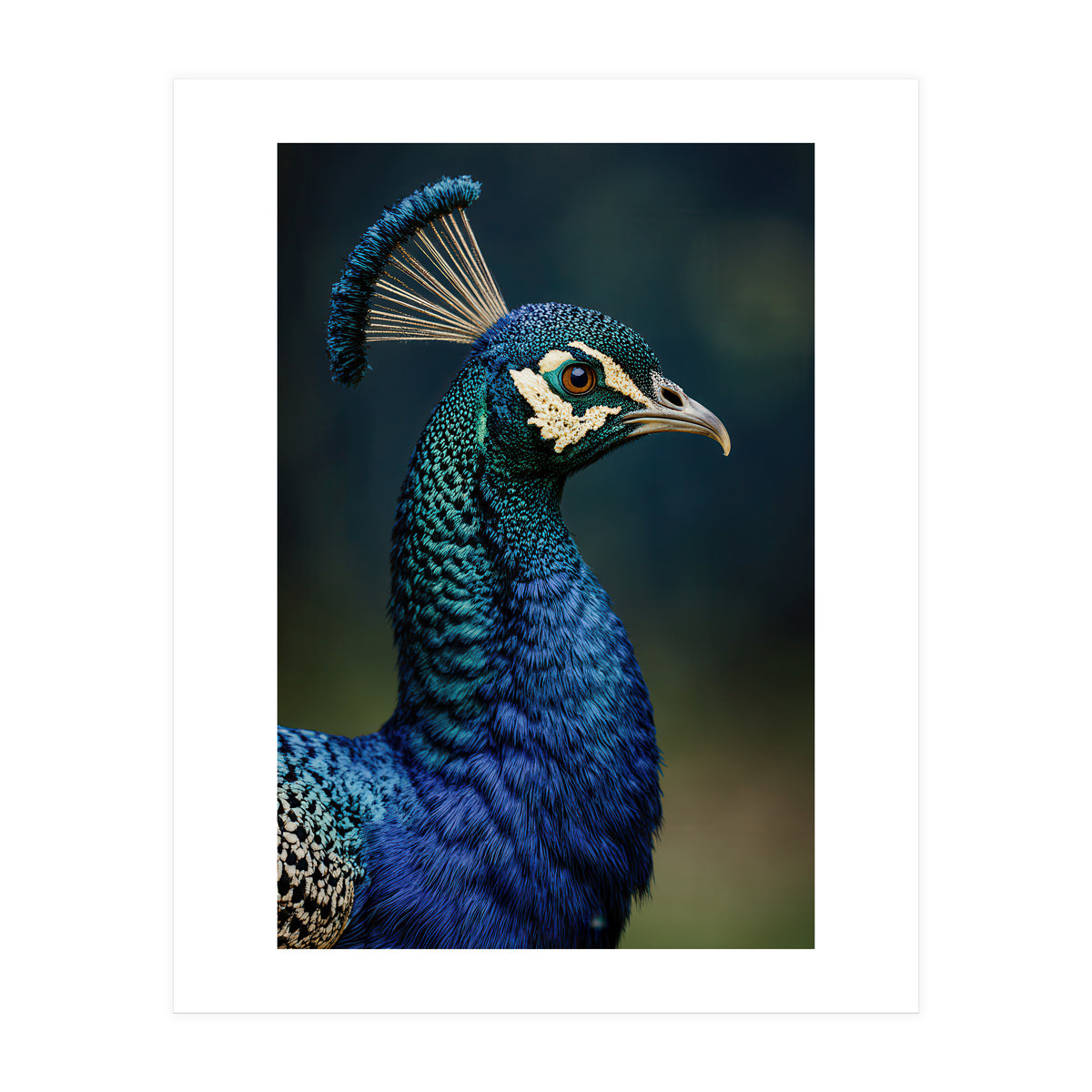 Peacock Portrait Photography (Print Only)