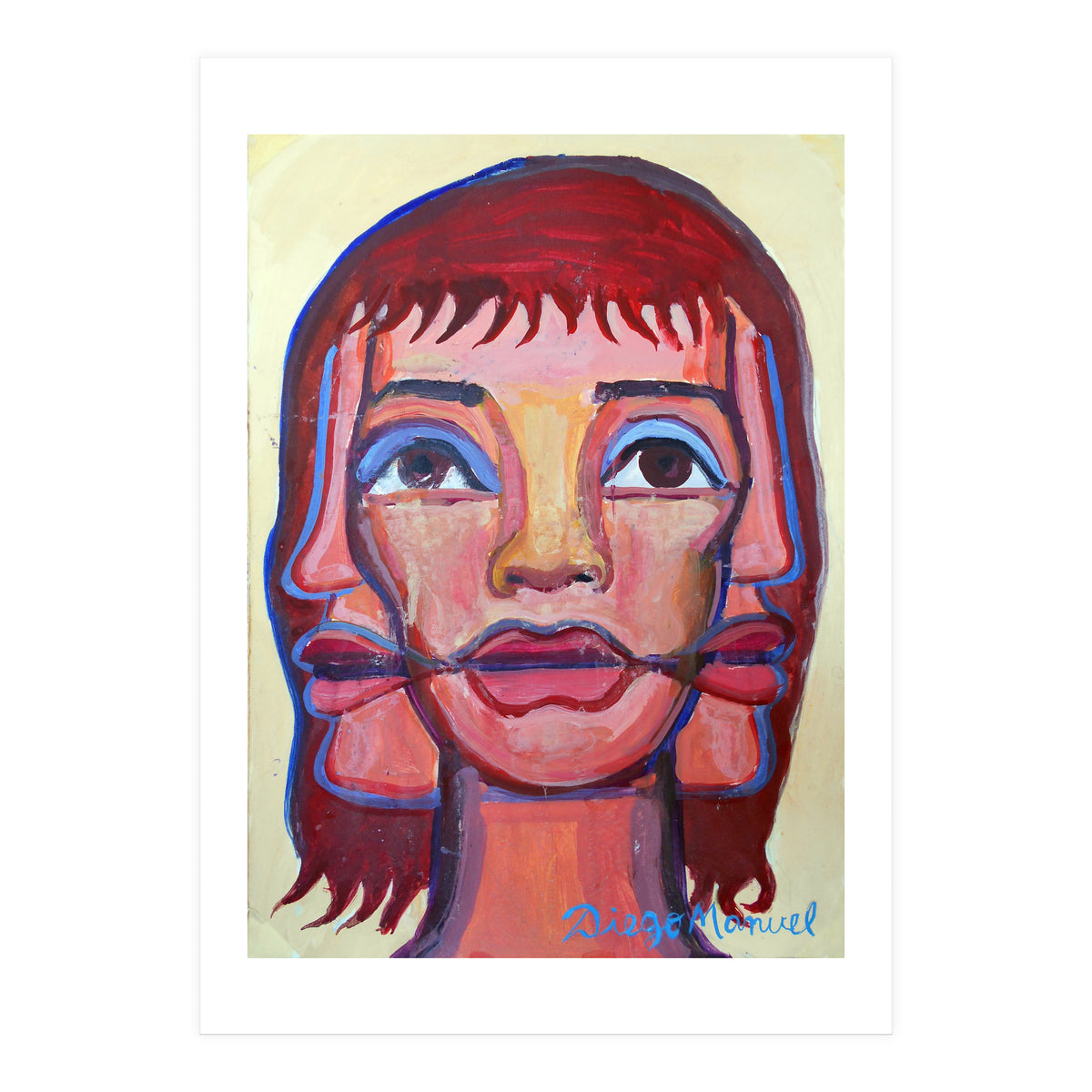 Cabeza De Mujer 4 (Print Only)