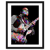 Freddie King American Blues Guitarist Colorful thumbnail