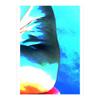 Aqua Fire |  Sea Wall (Print Only)