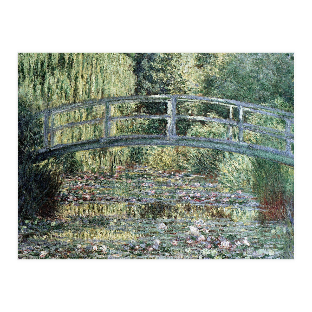 The Waterlily Pond: Green Harmony - 1899 - 89x93,5 cm - oil on canvas. (Print Only)