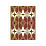 Umber Nouveau Tiles (Print Only) thumbnail