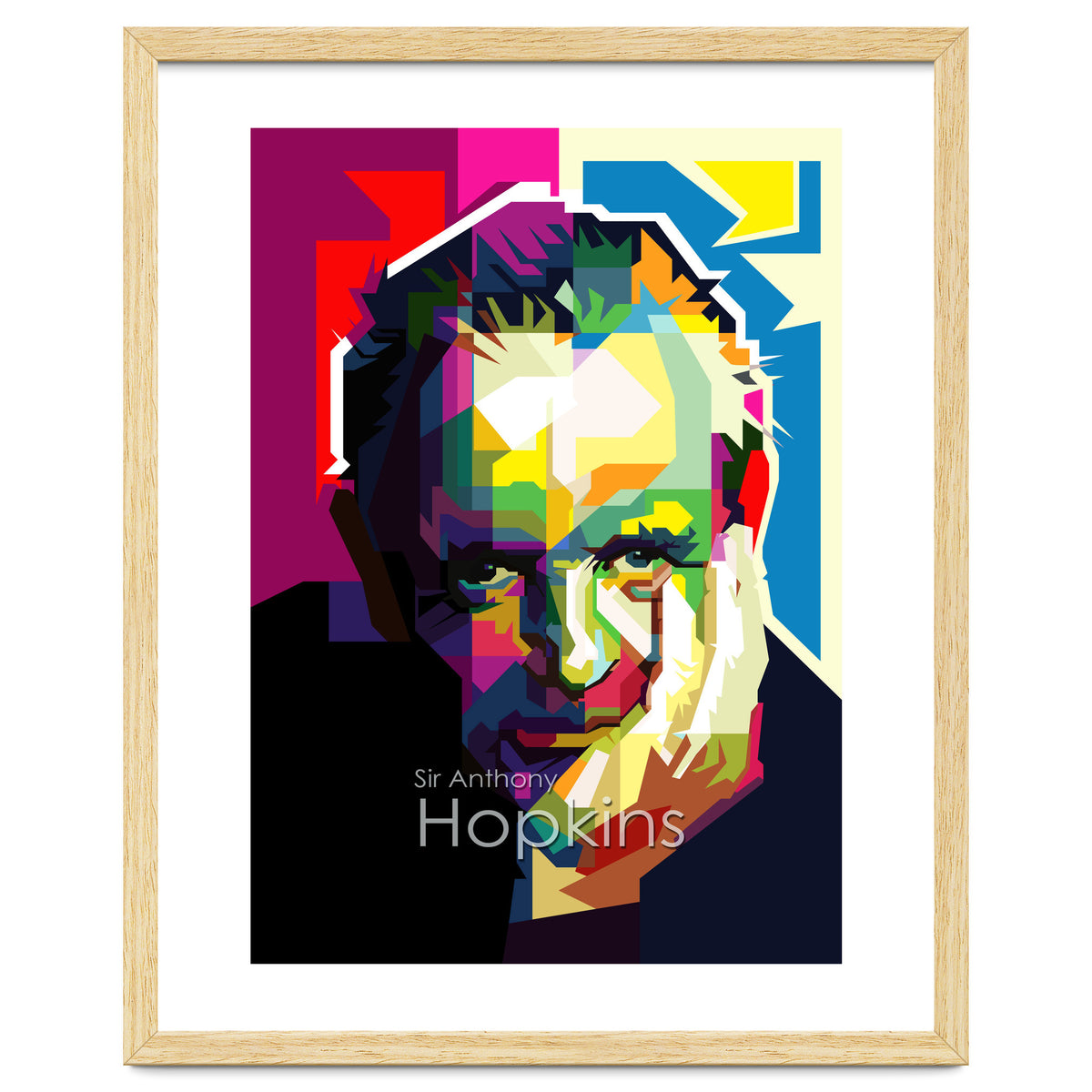 Sir Anthony Hopkins Pop Art WPAP