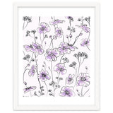 Wild Roses Floral Pattern - Purple thumbnail