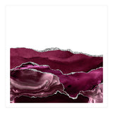 Burgundy & Silver Agate Texture 11  (Print Only) thumbnail