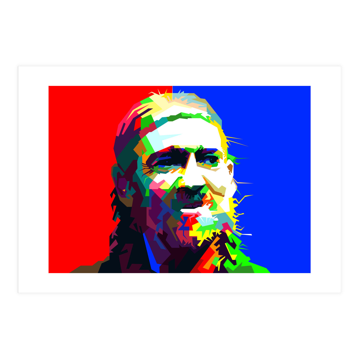 Willie Nelson Pop Art WPAP (Print Only)