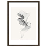 Abstract Black And White Swirling Lines Flowing Form thumbnail