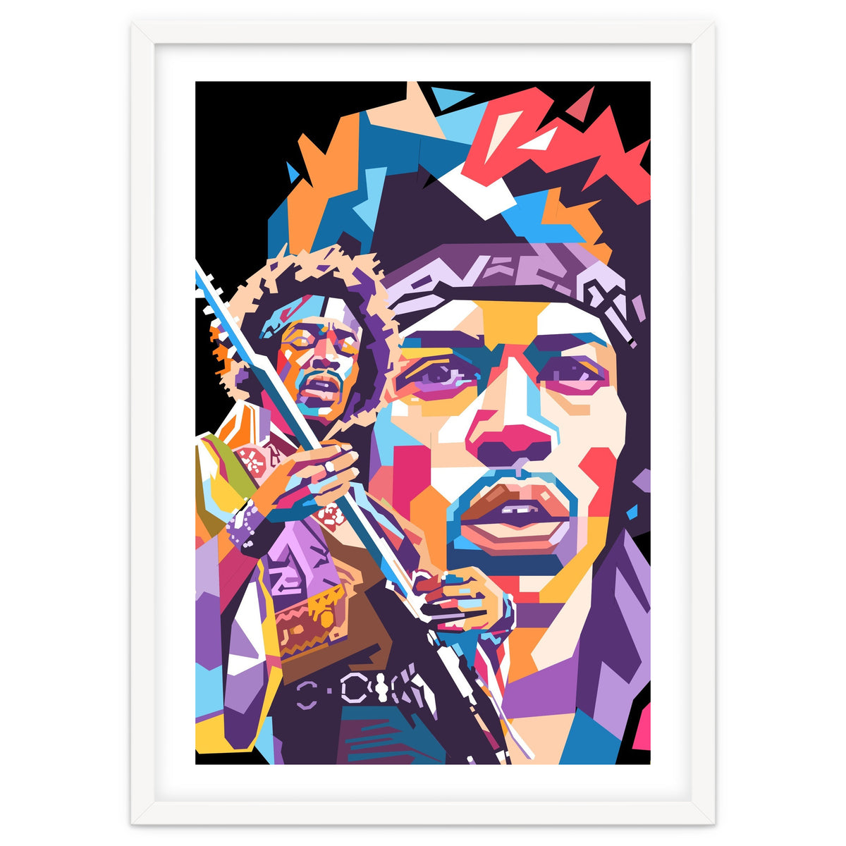 Jimi Hendrix wpap art