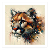 Watercolor Cougar Portrait (Print Only) thumbnail