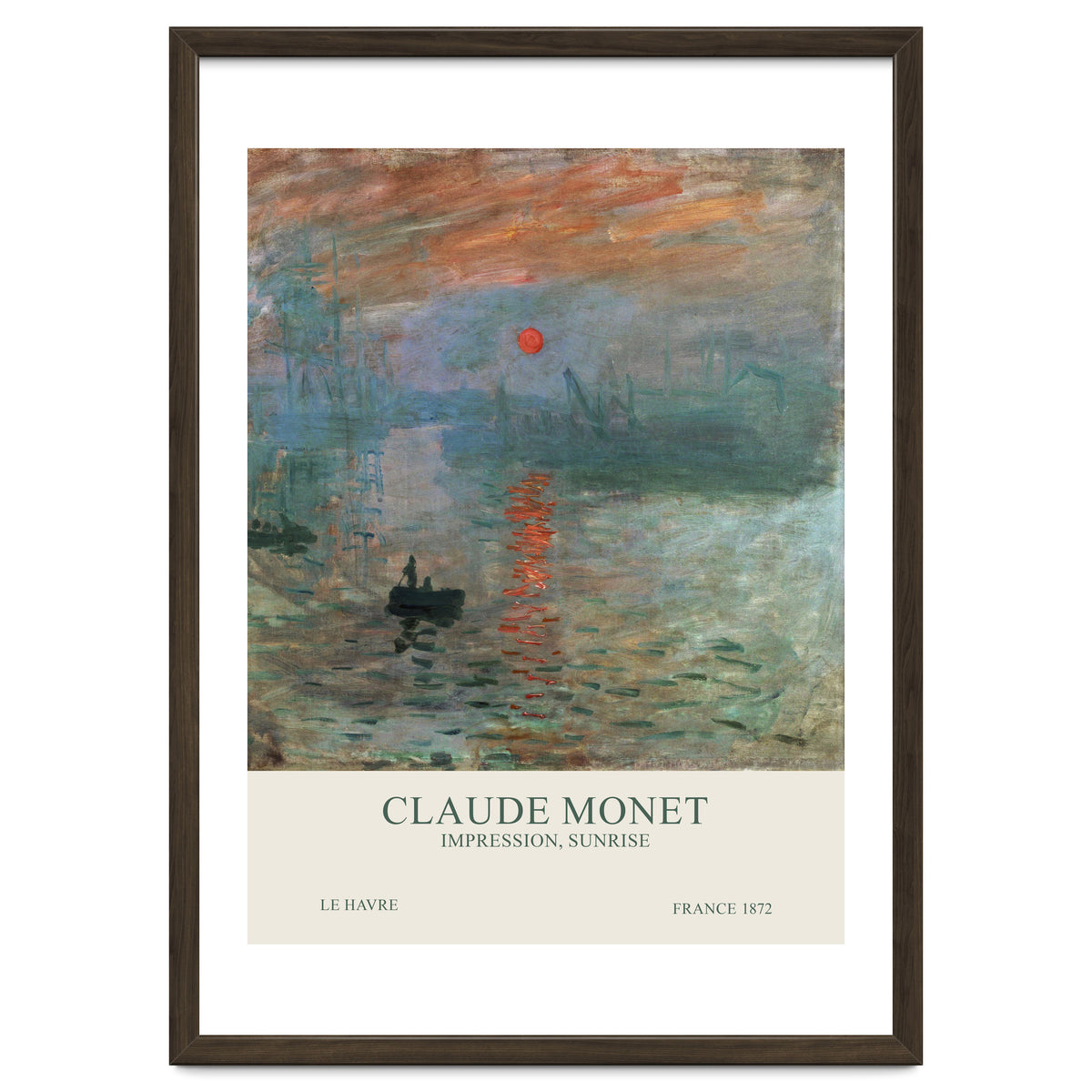Claude Monet - Impression, Sunrise
