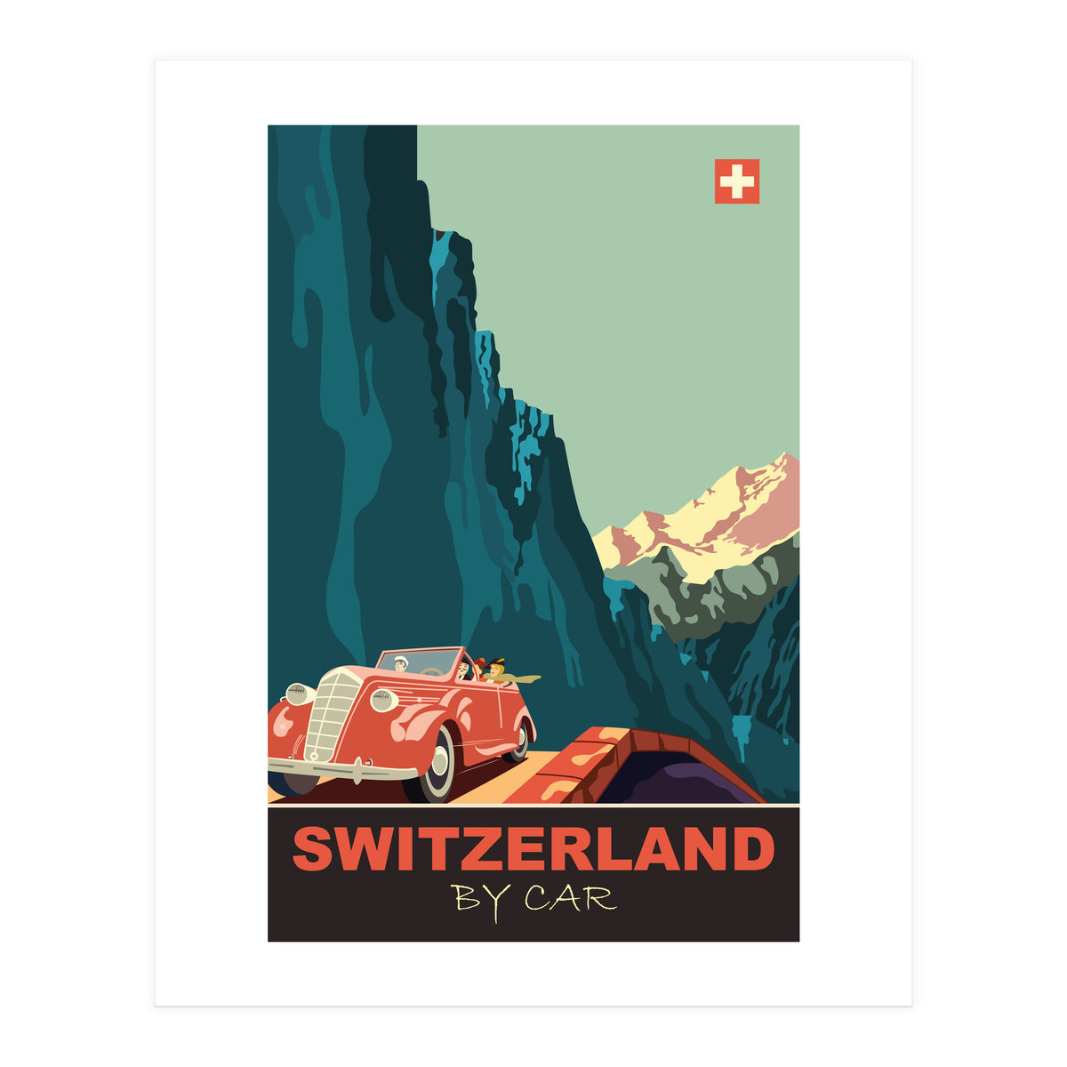 Switzerland By Car (Print Only)