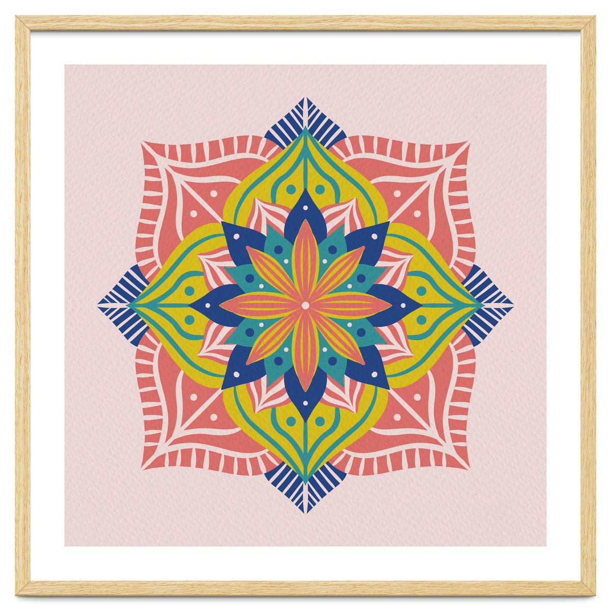 Colorful abstract mandala