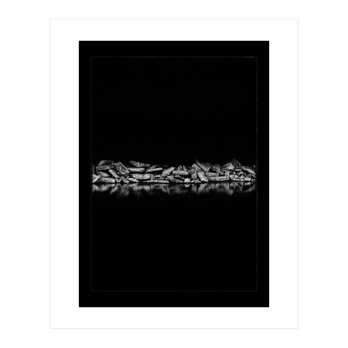 Breakwall No 1 with Border (Print Only)