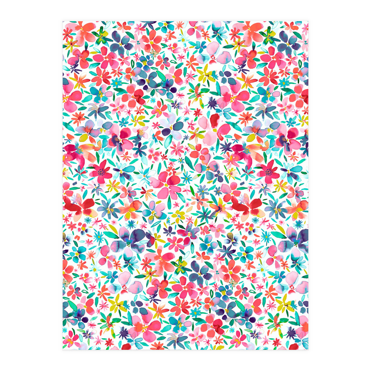 Colorful Flower Petals (Print Only)
