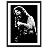 Neil Young Musician Legend in Grayscale 2 thumbnail