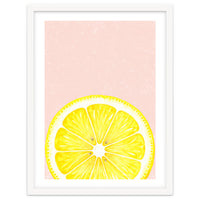 Lemon Slice, Fresh Citrus Kitchen Summer Art