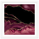 Burgundy & Gold Agate Texture 14 thumbnail