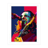 Geddy Lee RUSH Singer Pop Art WPAP (Print Only) thumbnail