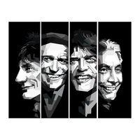 The Rolling Stones Black Portrait  (Print Only)