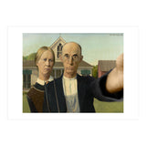 American Gothic - Grant Wood - Selfie (Print Only) thumbnail
