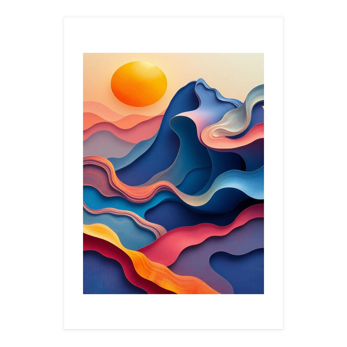 Sunset Over the Reef (Print Only)