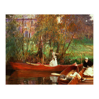 John Singer Sargent / 'The Boating Party', 1889, Oil on canvas, 88 x 92 cm. (Print Only)