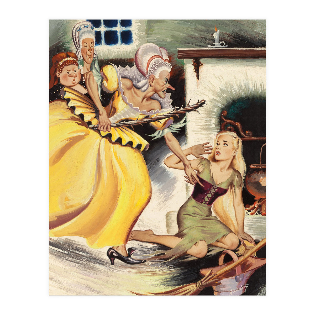 Pinup Cinderella  (Print Only)