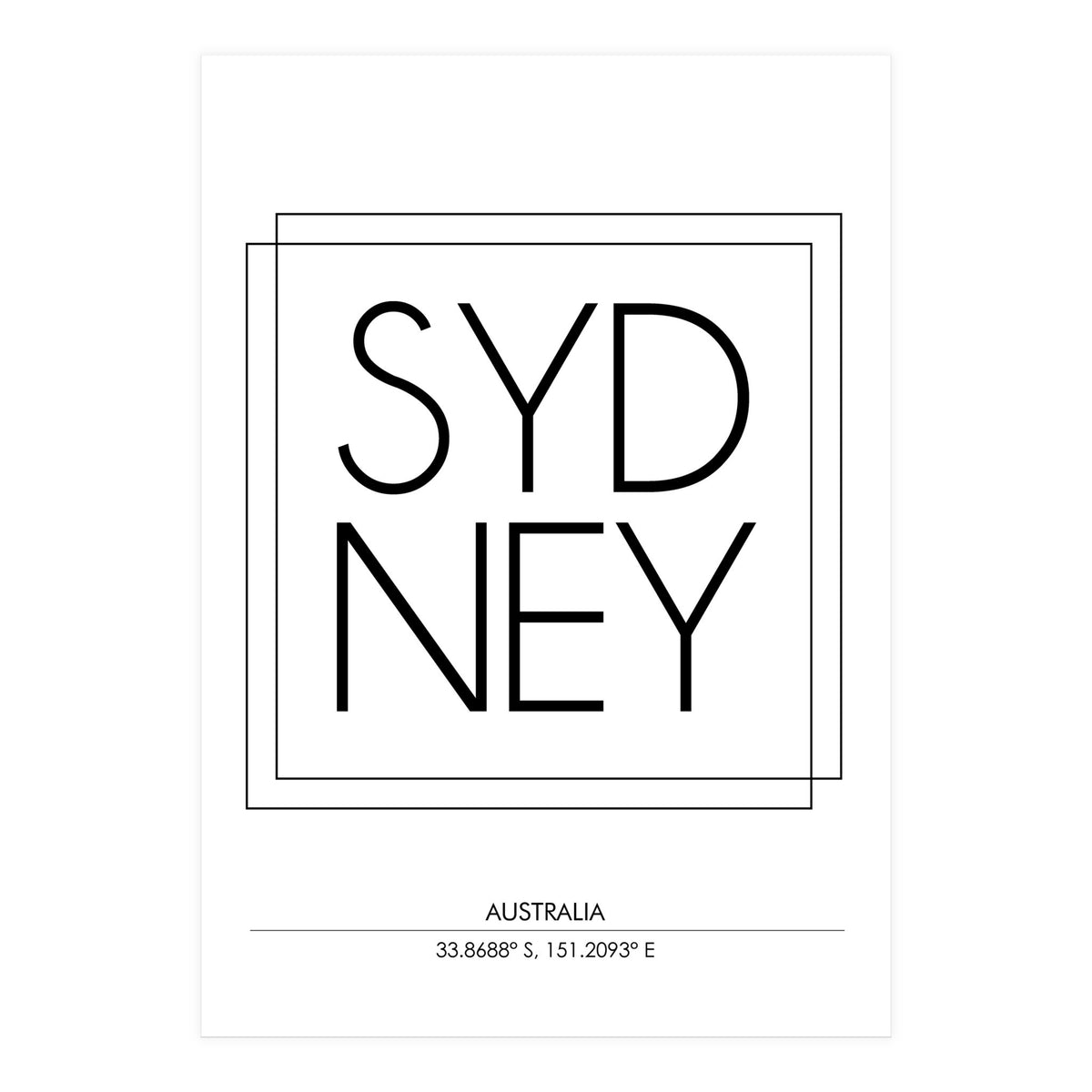 Sydney (Print Only)