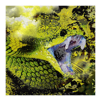 Green Viper Reptile (Print Only)