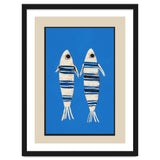 Minimal Fish On Blue thumbnail