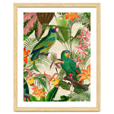 Parrots in tropical Jungle thumbnail