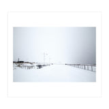 on the snow pier (Print Only) thumbnail