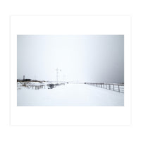 on the snow pier (Print Only)