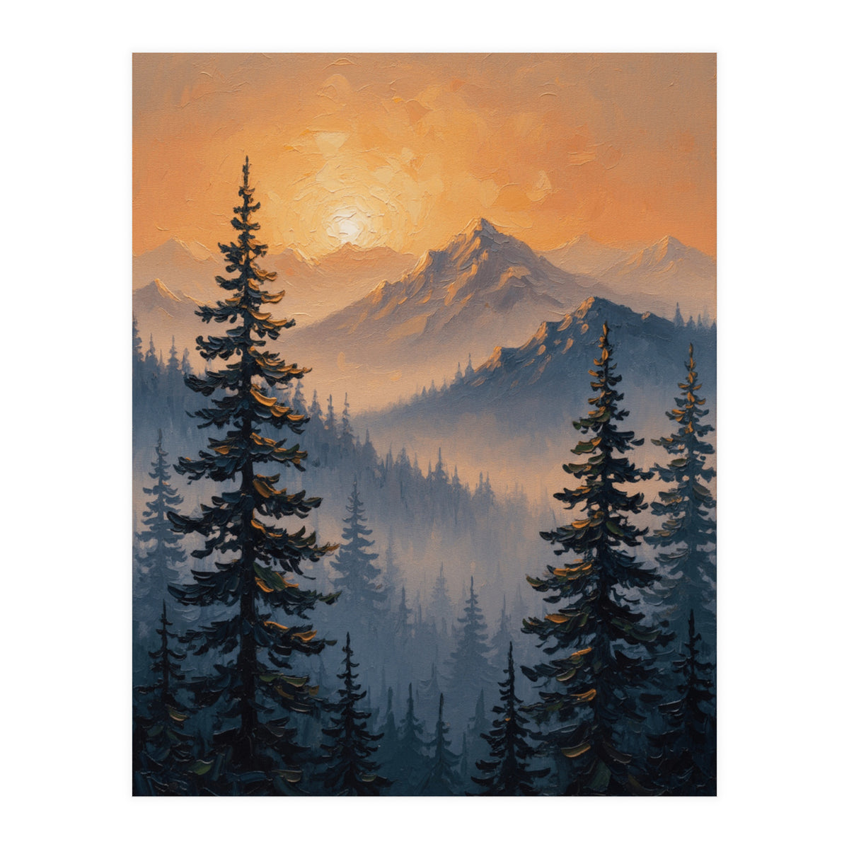 Ethereal Alpine Glow (Print Only)