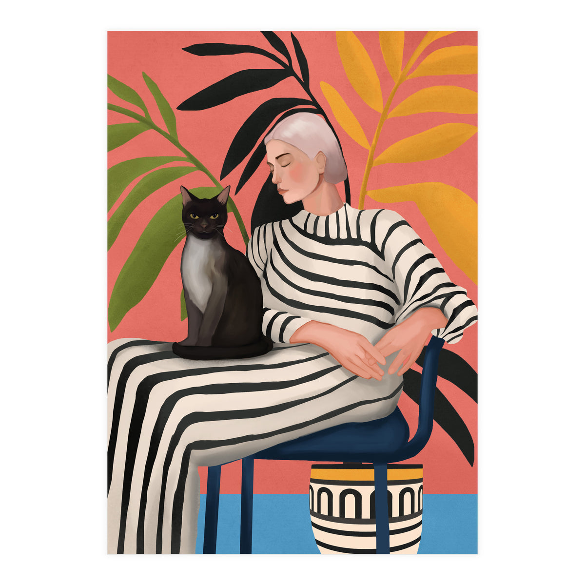The Cat And The Calm (Print Only)