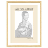 Lady With An Ermine – Leonardo Da Vinci Ascii Art thumbnail