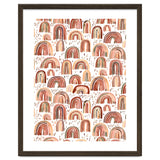 Cute Watercolor Rainbows Terracota thumbnail